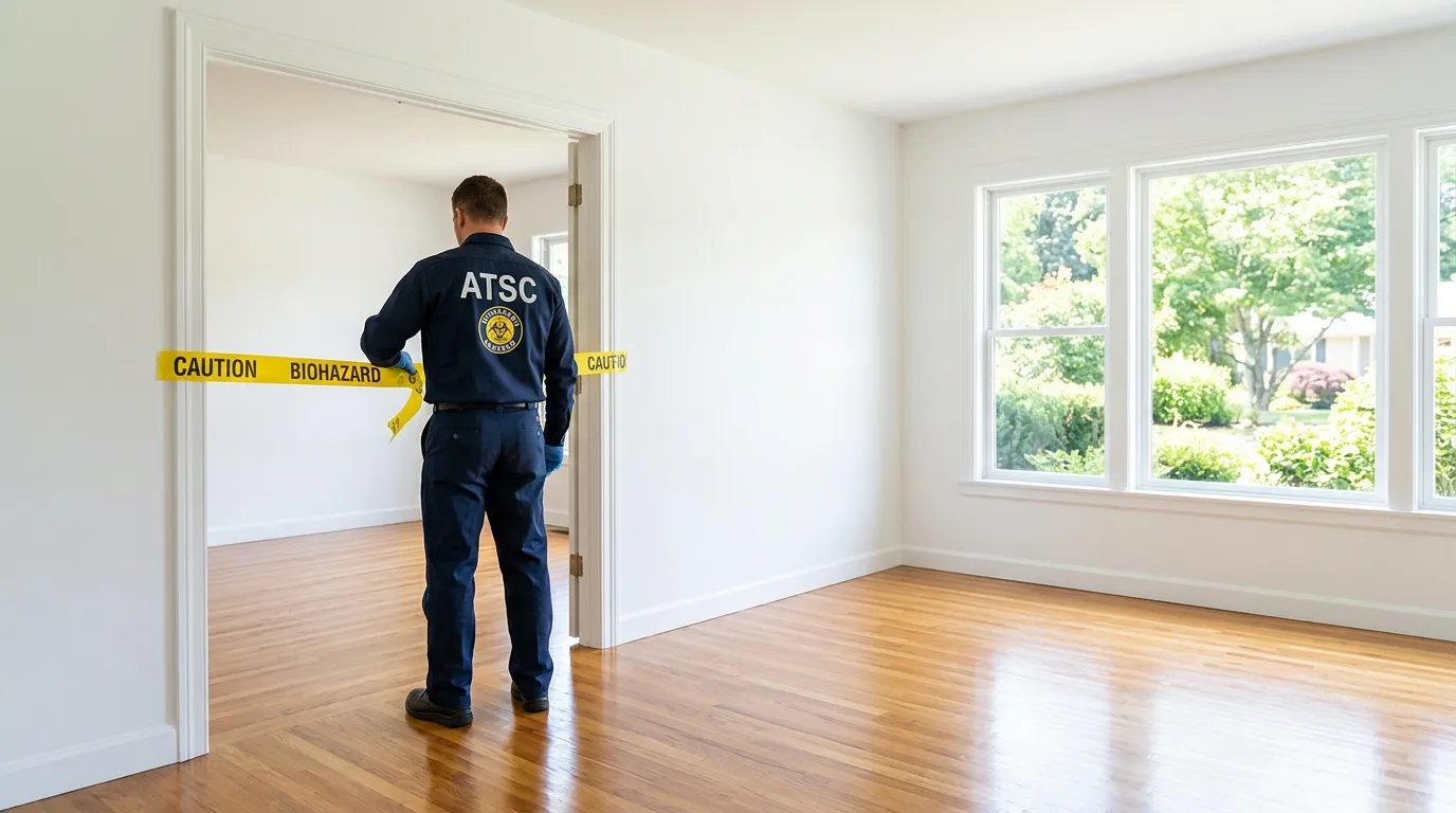 Certified biohazard cleanup crew performing Decomposition Cleanup in Boyes Hot Springs
